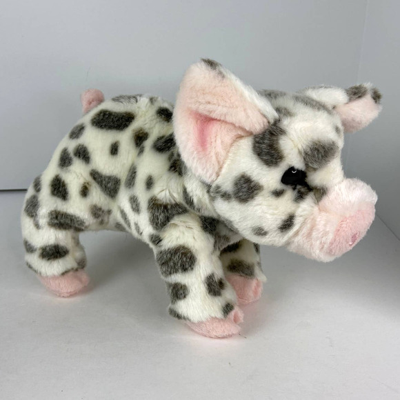 Douglas The Cuddle Toy Pauline Spotted Pig Plush 9” Stuffed Animal - Picture 1 of 8